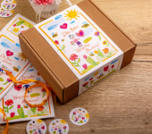 2 miody w pudełku na Dzień Babci i Dziadka