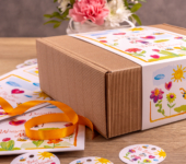 2 miody w pudełku na Dzień Babci i Dziadka