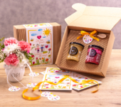 2 miody w pudełku na Dzień Babci i Dziadka