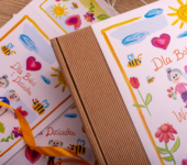 2 miody w pudełku na Dzień Babci i Dziadka