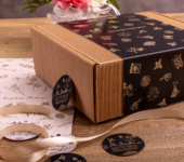 2 miody w pudełku na Dzień Babci lub Dziadka