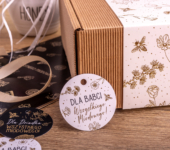 2 miody w pudełku na Dzień Babci lub Dziadka