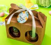 2 miody w kartoniku na Wielkanoc