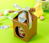 1 miód w kartoniku na Wielkanoc z 1 znakiem zodiaku