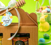 2 miodki w kartoniku na Wielkanoc