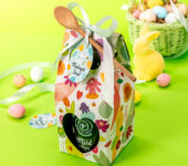 1 miód w kolorowym pudełku na Wielkanoc