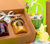 2 miody w pudełku na Wielkanoc