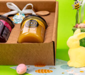 2 miody w pudełku na Wielkanoc