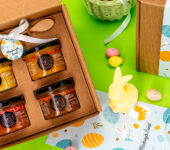 4 miodki w pudełku na Wielkanoc