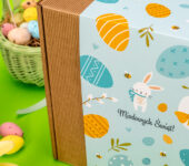 4 miodki w pudełku na Wielkanoc