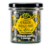 Herbata zielona Gunpowder z mango – Herbatki Królowej Matki