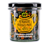 Herbata zielona Gunpowder z rokitnikiem – Herbatki Królowej Matki